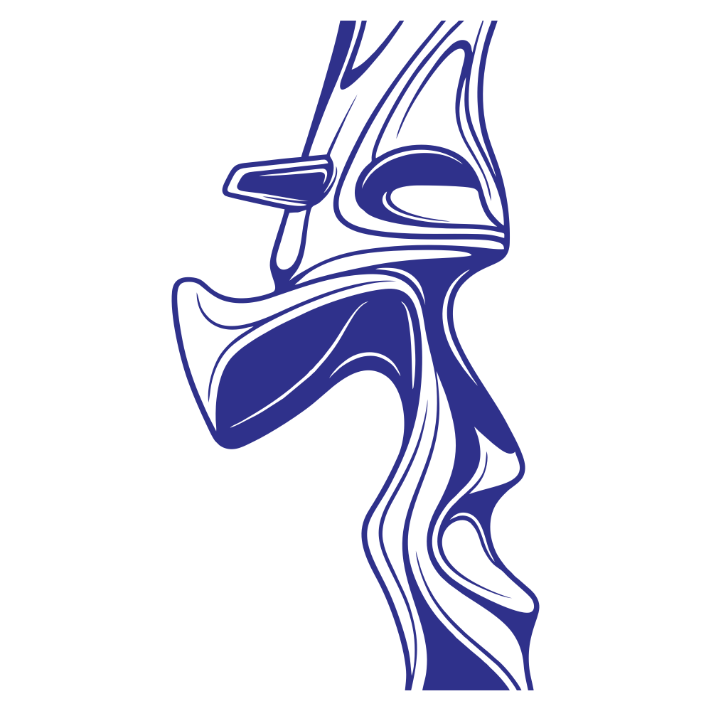 ArcheryBeauty Vector Specimen 02 in Deep Indigo