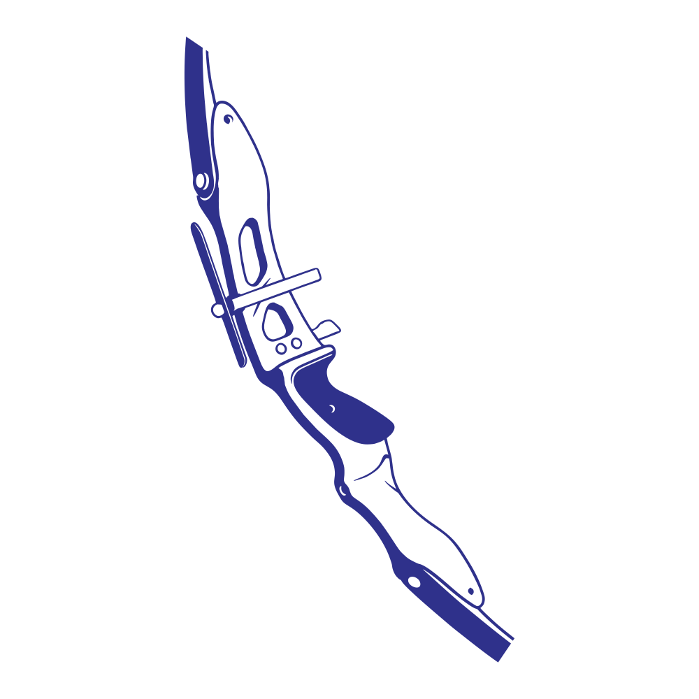 ArcheryBeauty Vector Specimen 03 in Deep Indigo
