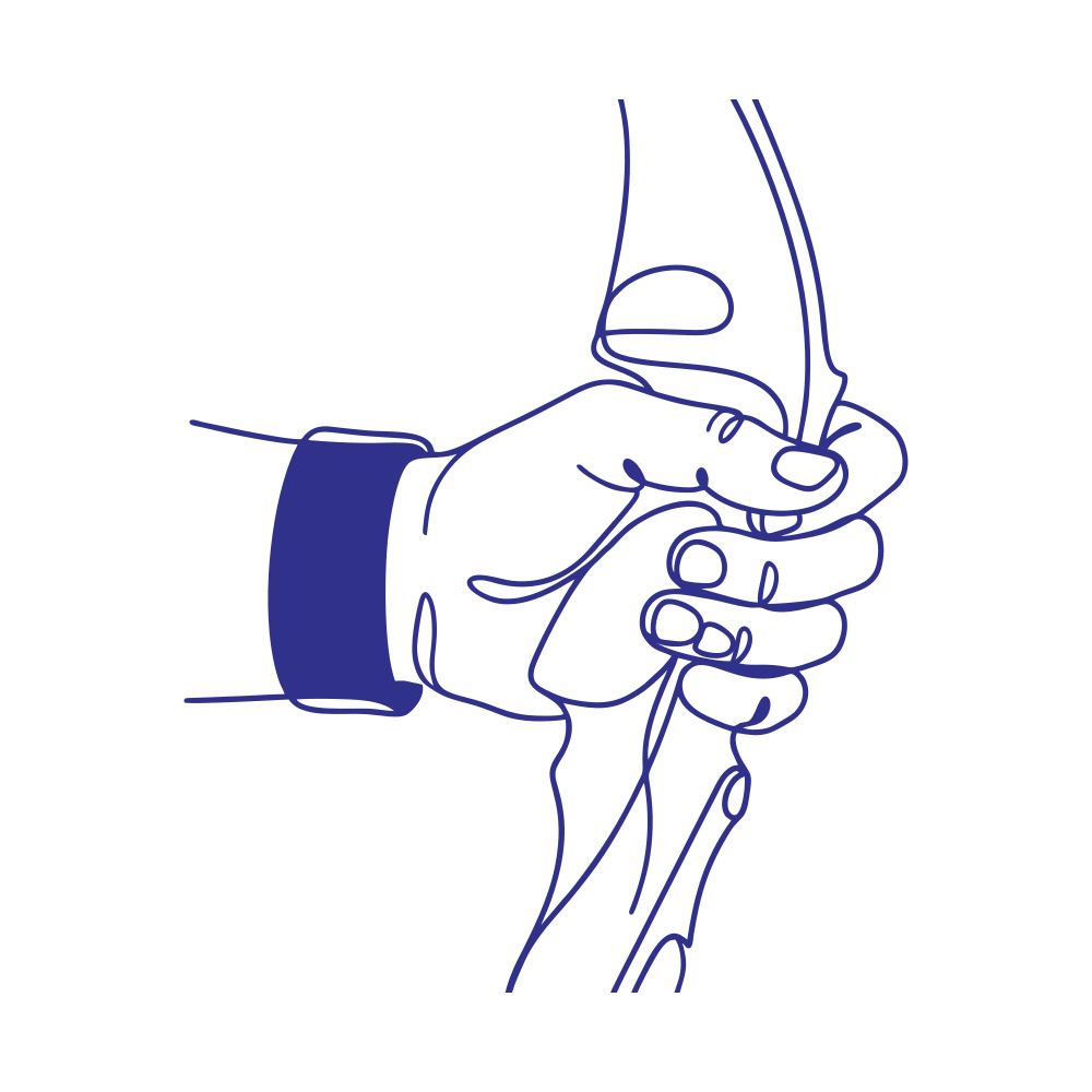 ArcheryBeauty Vector Specimen 05 in Deep Indigo