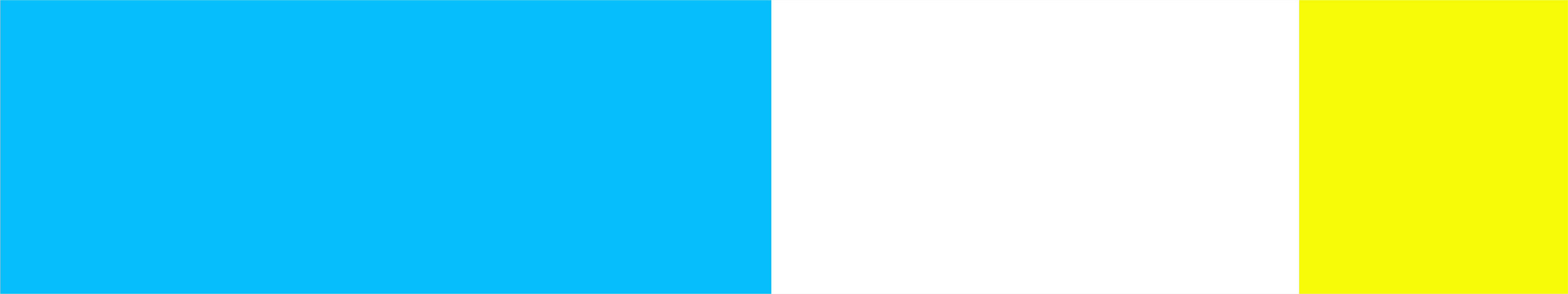 dr.blu Color Picks: Electric Cyan, Pure White, Bright Yellow
