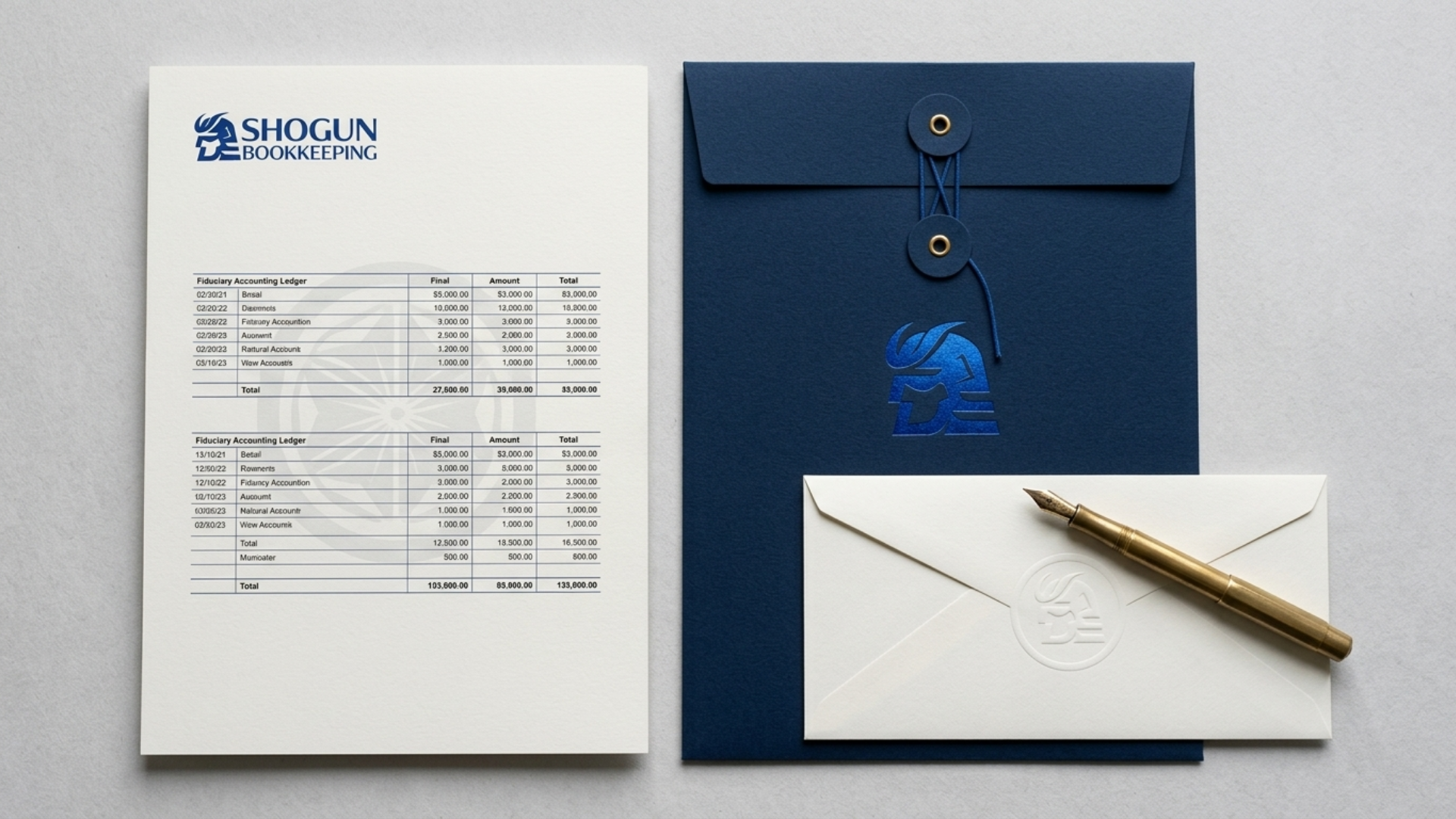 Shogun Bookkeeping Executive Onboarding Suite and Letterhead