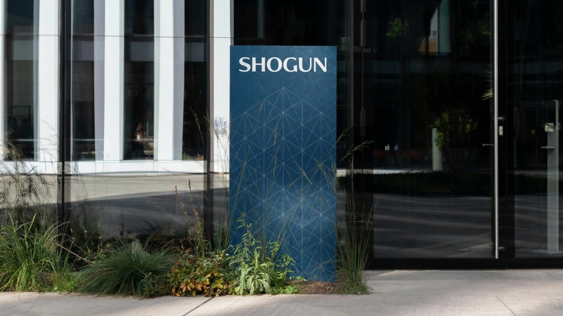 Monumental Architectural Steel Totem Signage