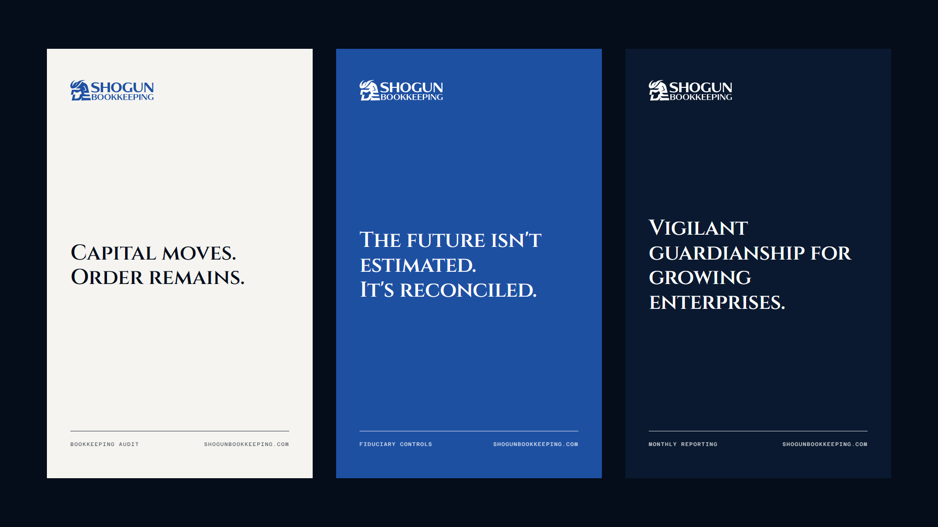 Shogun Editorial Campaign Posters Suite